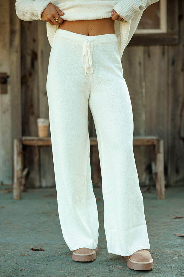 Cozy Zip-up Pullover & Pants Set