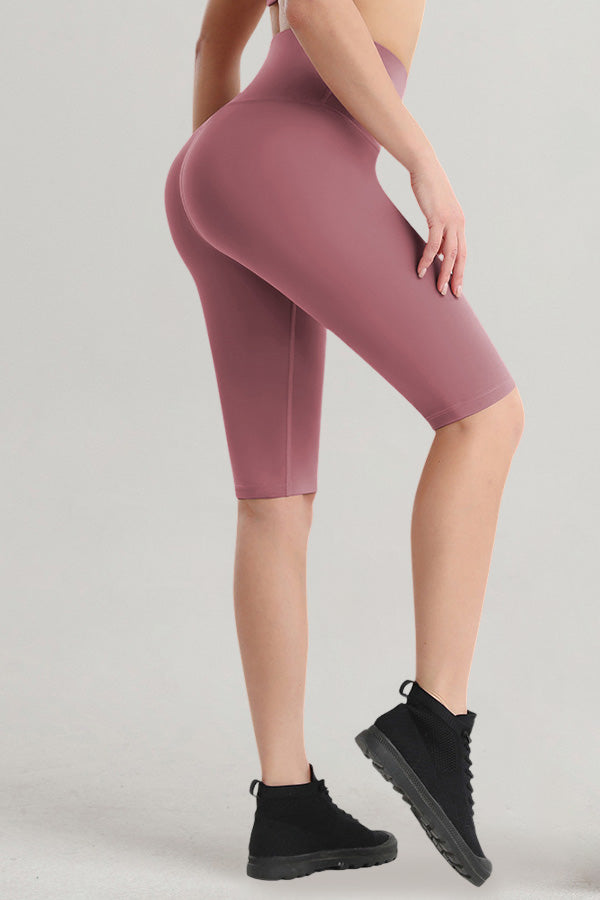 Sports Yoga High Waist Butt Lifting Fitness Shorts