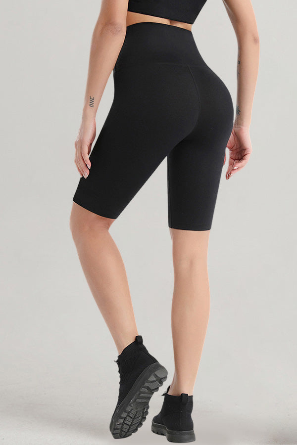 Sports Yoga High Waist Butt Lifting Fitness Shorts