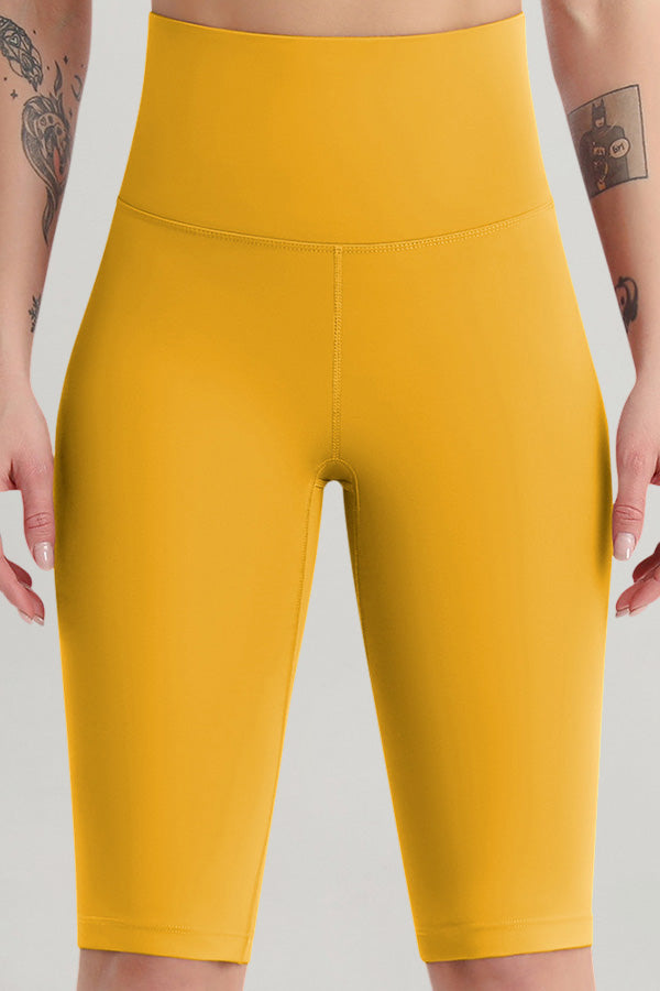 Sports Yoga High Waist Butt Lifting Fitness Shorts