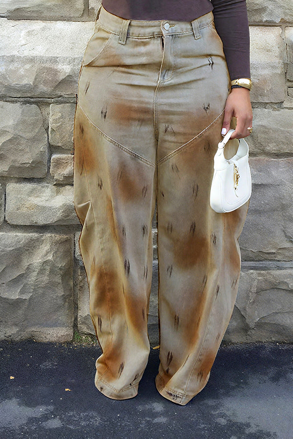 Fashion Heavy Dirty Wash Machete Jeans*