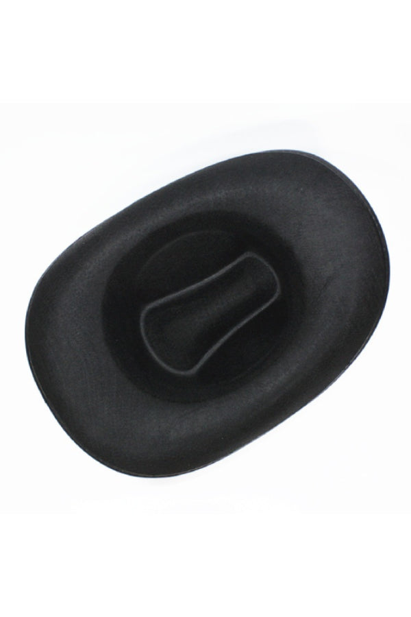 Western Style Felt Patchwork Ribbon Jazz Hat*