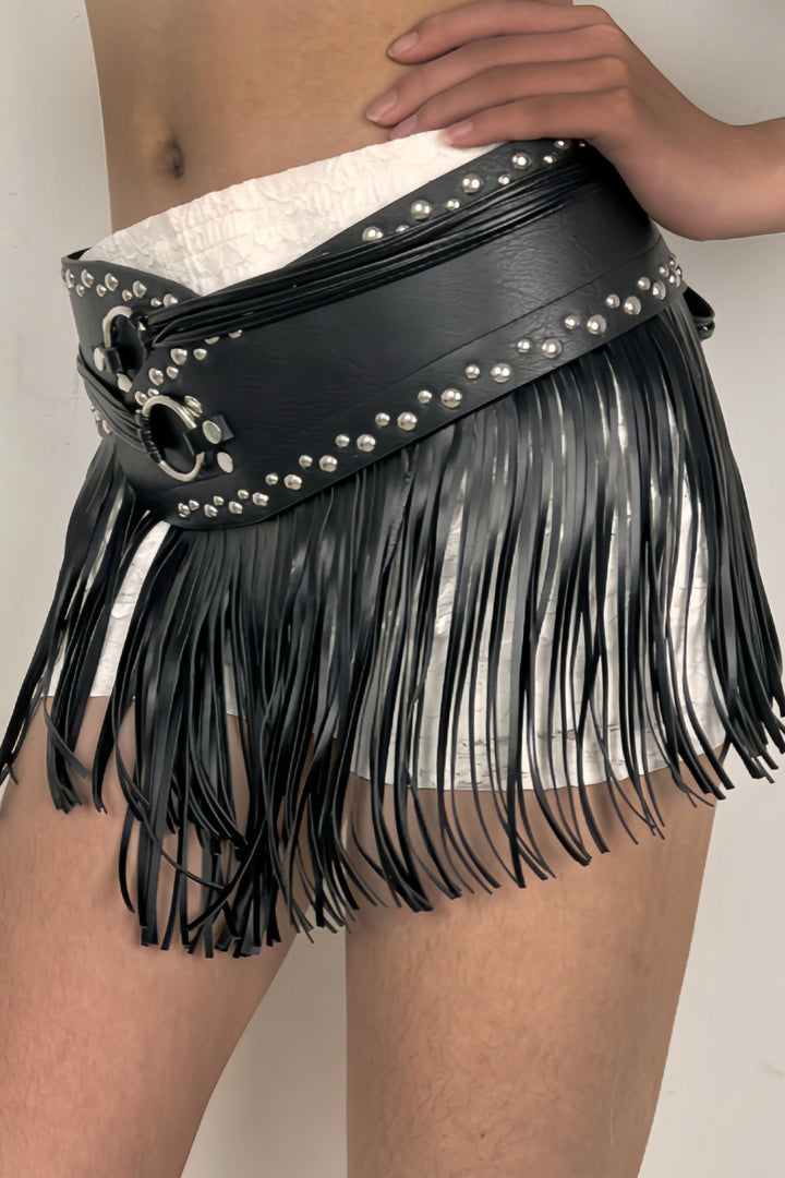 Western Style Tassel Wide Belt*
