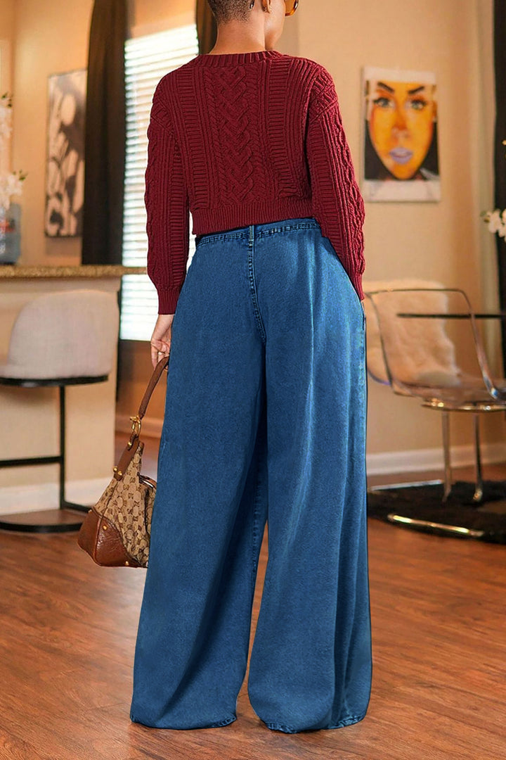 Casual And Comfortable Cable Knit Short Cardigan*